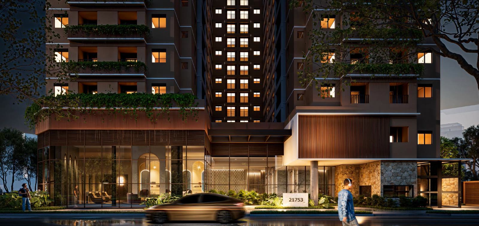 NEX ONE Cotovia | Arapanés — Acesso com port-cochère